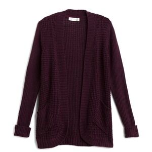 RD Style Montoya Dark Purple Open Cardigan